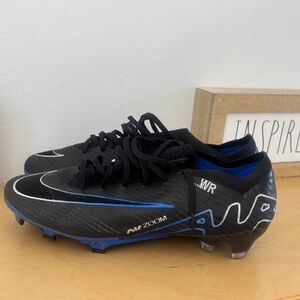 NIKE MERCURIAL VAPOR XV 15 ELITE BLACK BLUE